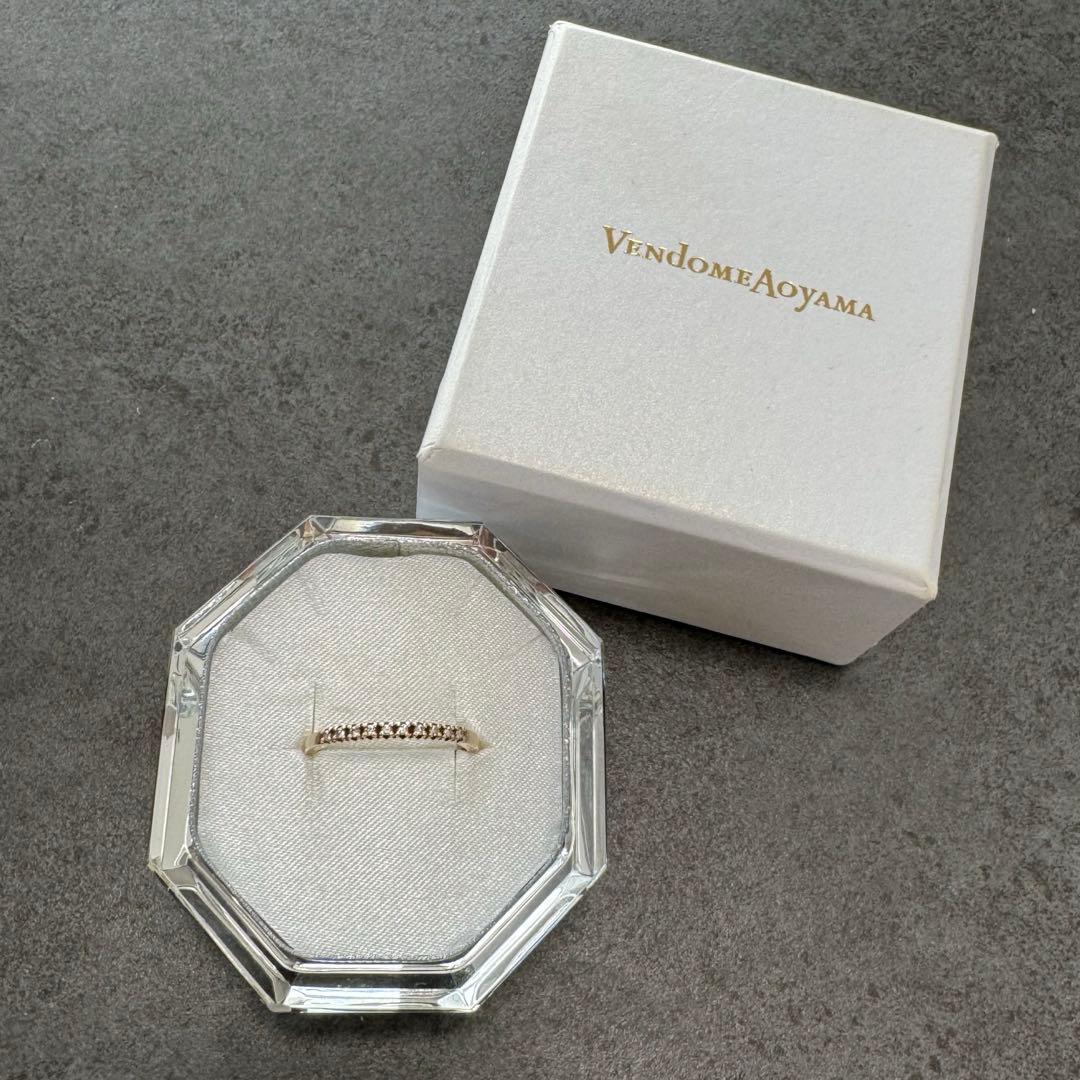 Vendome Aoyama K10 ハーフエタニティハートリング - メルカリ