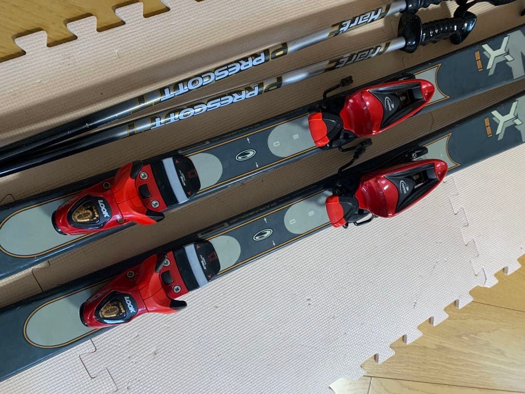 elanスキー3点セット148センチ ブーツGENFACTORY24〜24.5