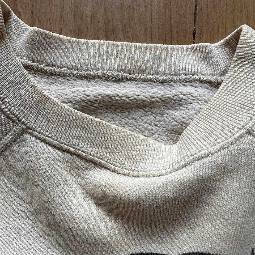 60s スプルース スヌーピー シュローダー スウェット ベージュ 両面プリント