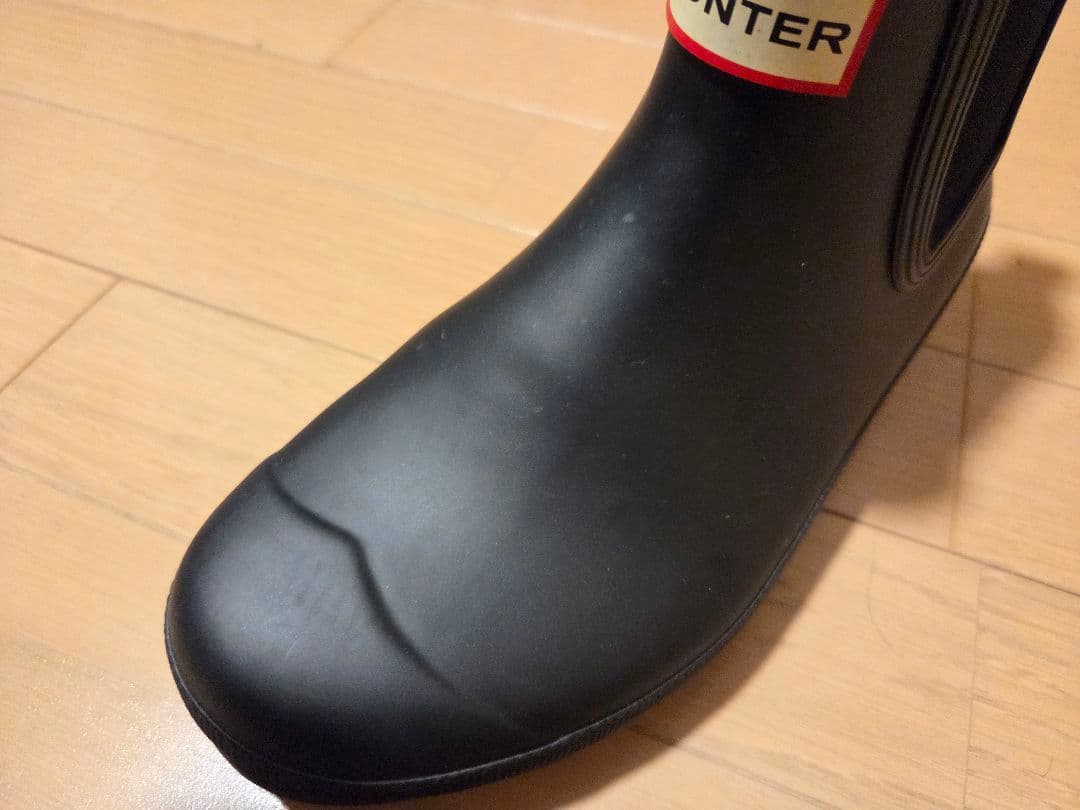 HUNTER レインブーツ ブラック　ショート丈