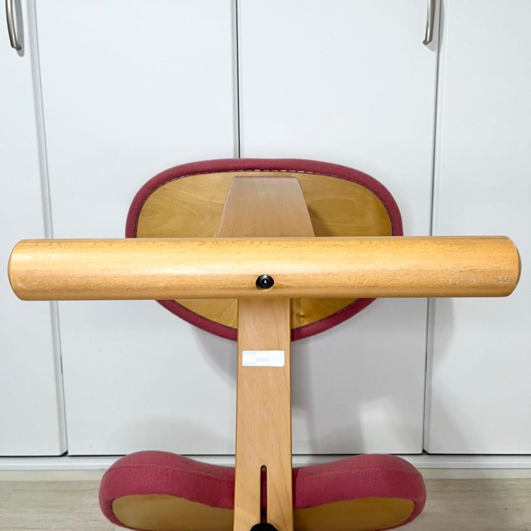 【美品】リボ社 Rybo バランスチェア バランスイージー ピンク さくら色