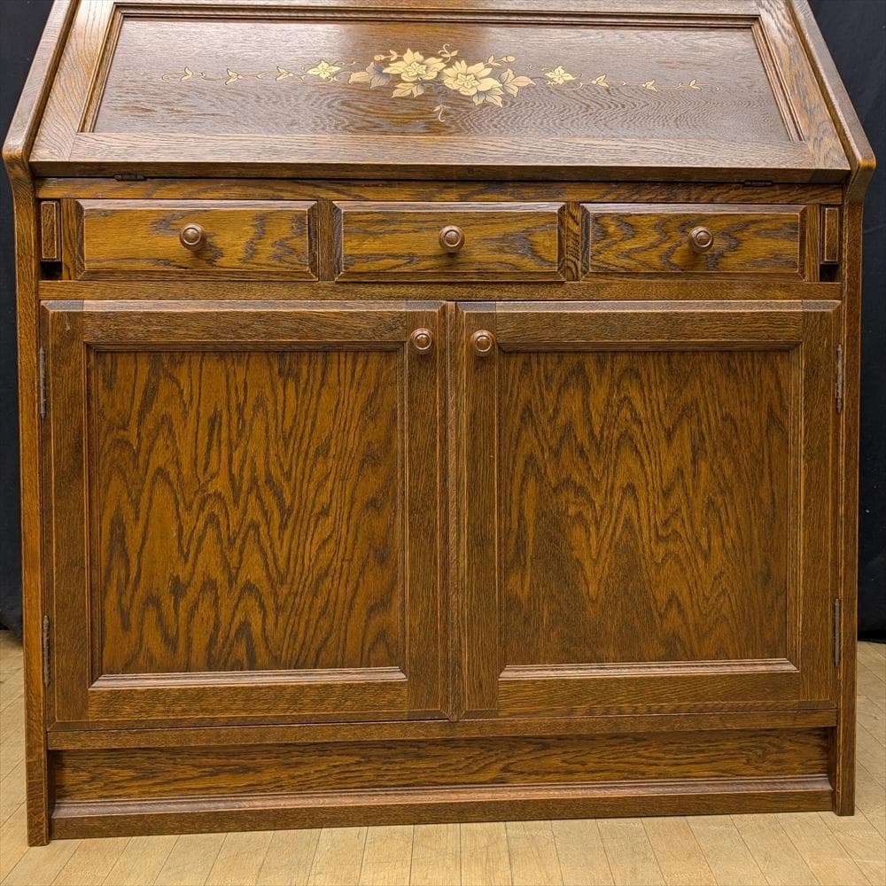 美品　三越　Brugge ブルージュ　ライティングデスク　ライティングビューロー