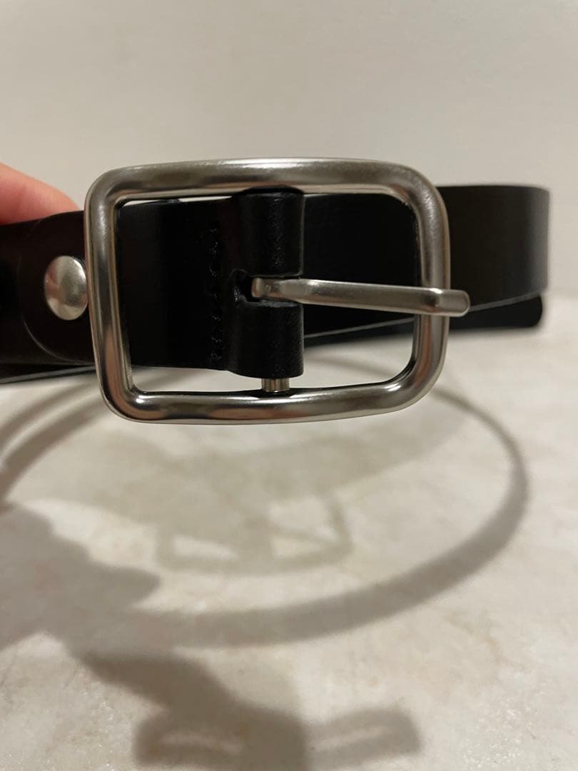 TODAYFUL ブラックレザーベルト