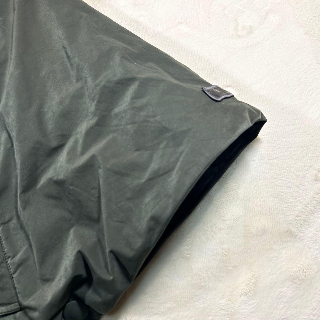 極美品 タトラス 希少 ダウン ポンチョ 2WAY ファー カーキ