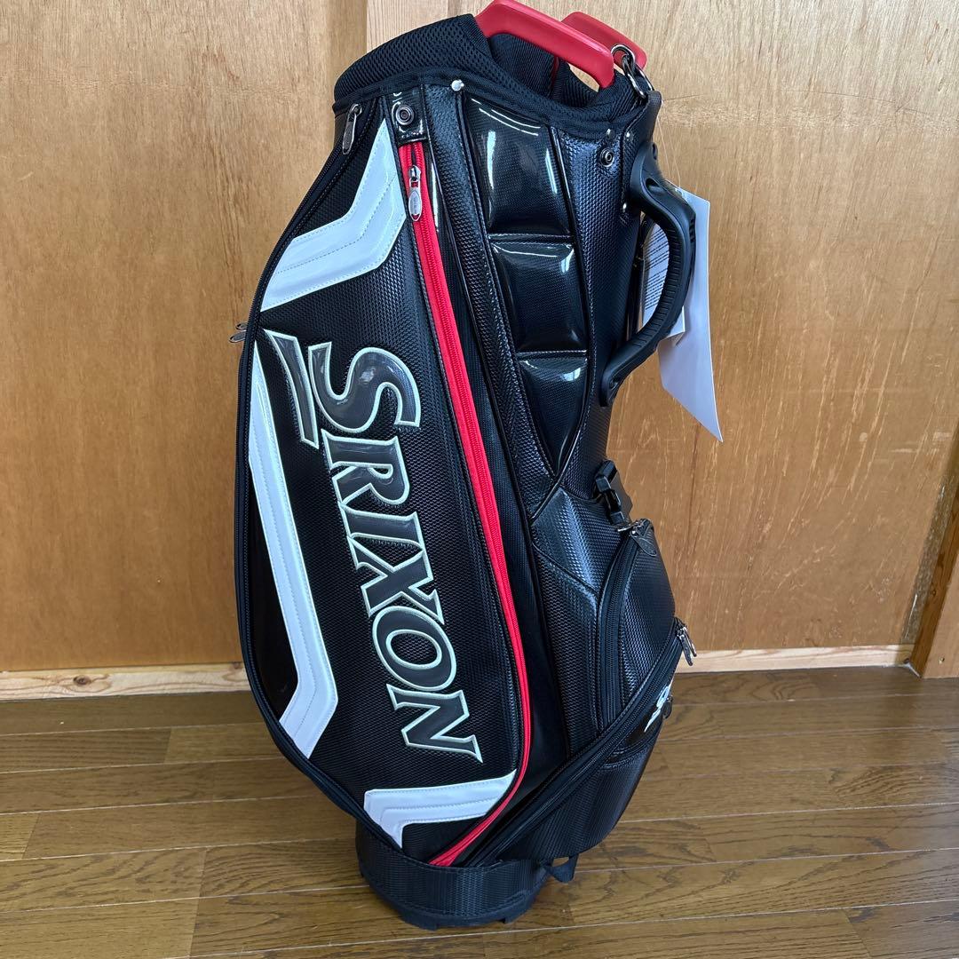 未使用品　Srixon キャディバッグ 黒/白/赤