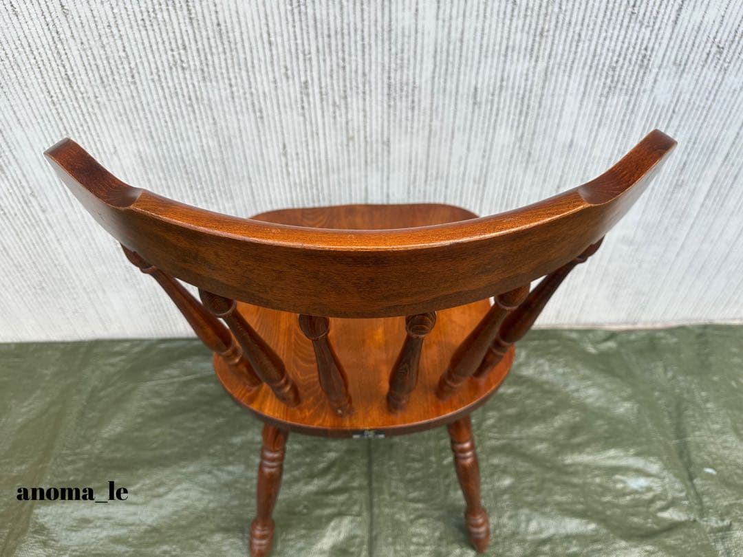 1001【ダイニングチェア】1飛騨の家具　ウィンザーチェア　ヴィンテージ◎