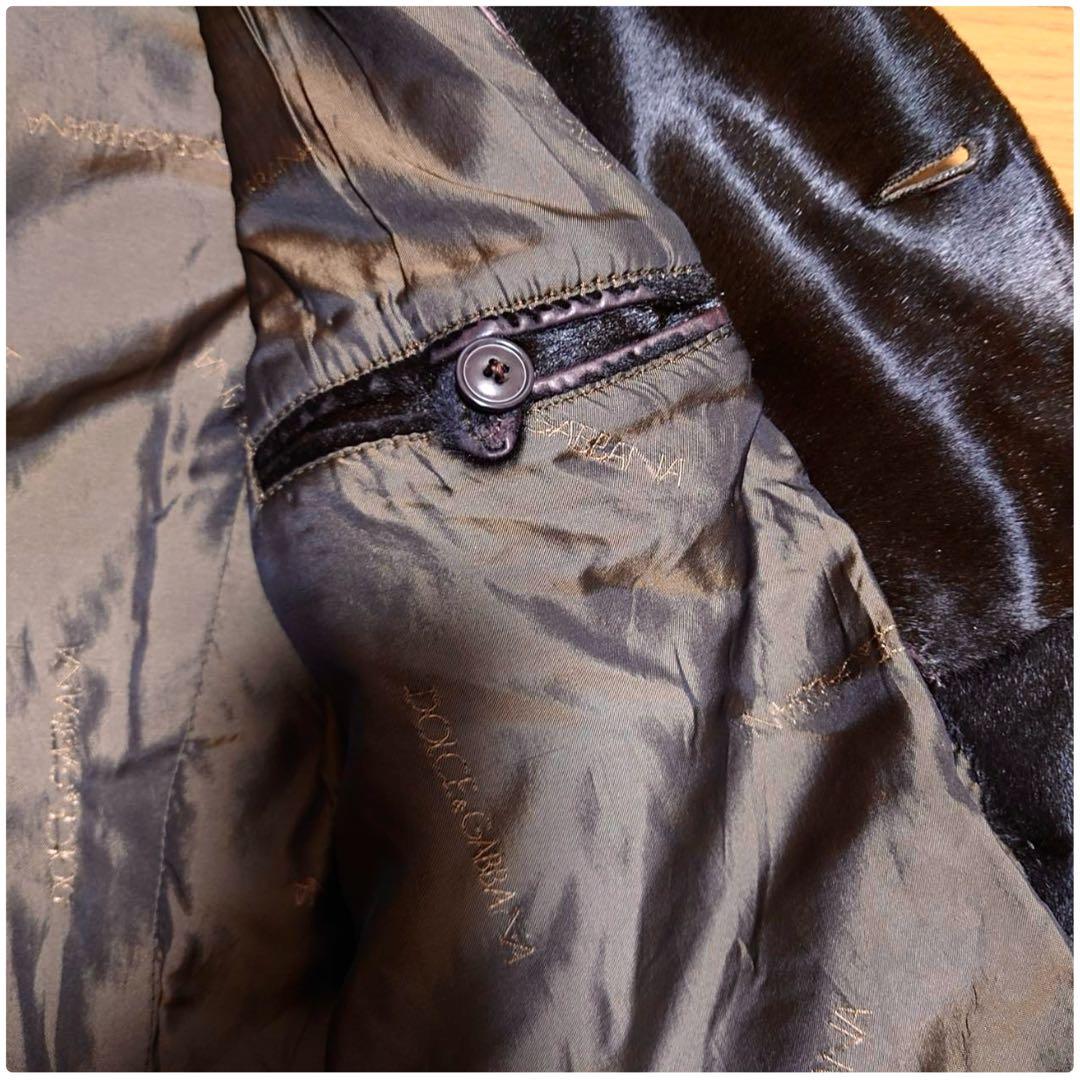 【本日最終超大特価‼︎】90S ドルチェ&ガッバーナ ハラコレザーチェスターコート