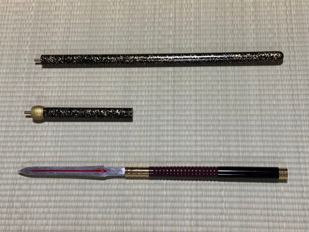 槍　やり　3本継　模造刀　模擬刀　美術刀　舞踊　大衆演劇　芝居