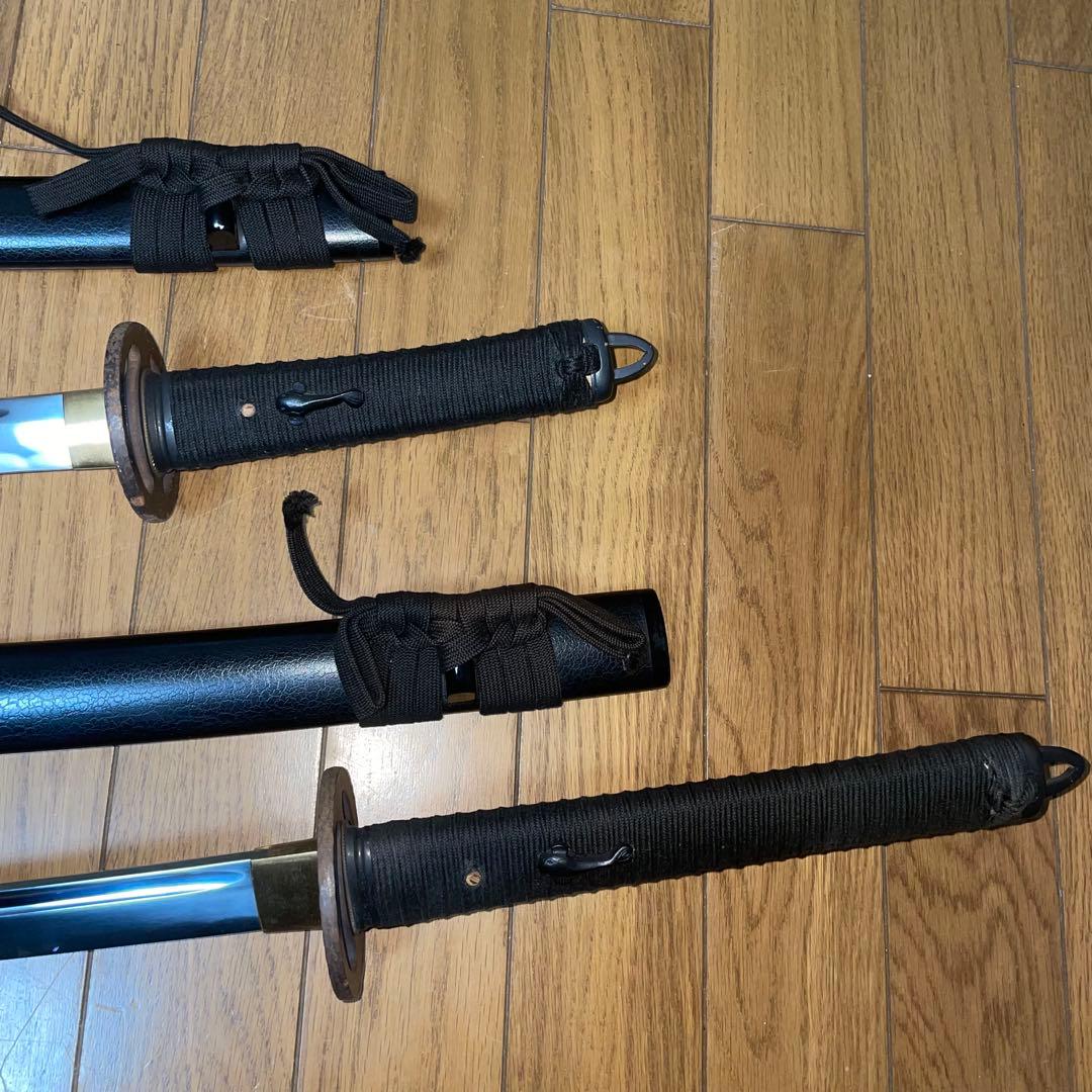 ユ*ン様 武蔵拵 模造刀 大小セット 二十四代藤原兼房