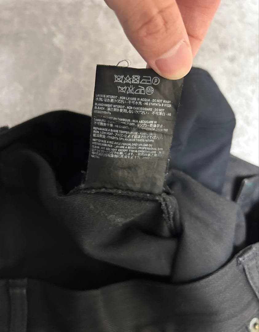 Saint Laurent 2016 ブラック　スキニーデニム　ジーンズ　W28