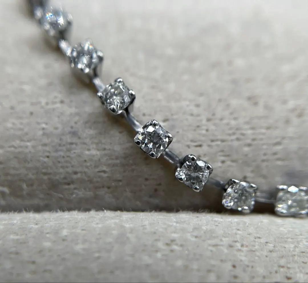 専用JA152★高級 ダイヤモンド1.1ct プラチナ ラインブレスレット