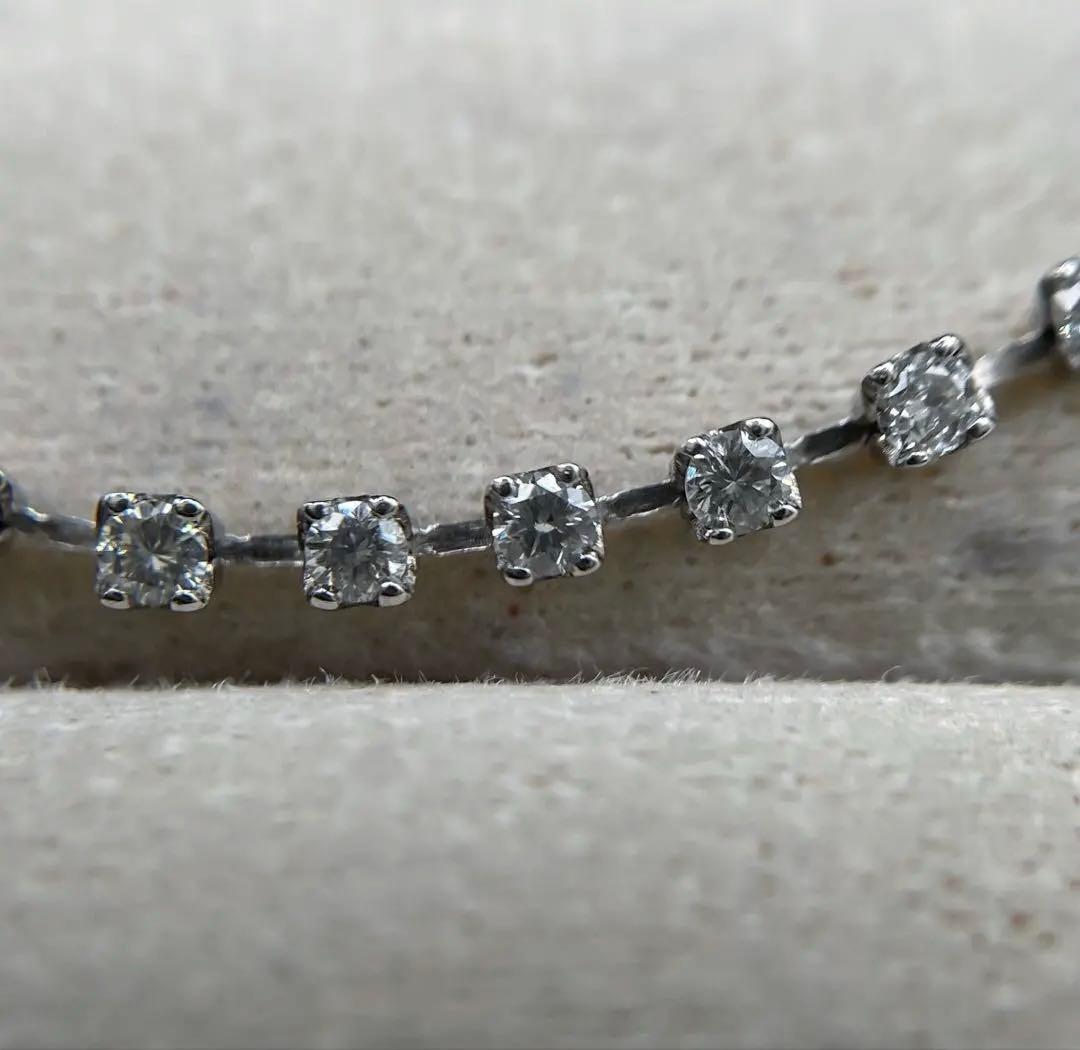 専用JA152★高級 ダイヤモンド1.1ct プラチナ ラインブレスレット
