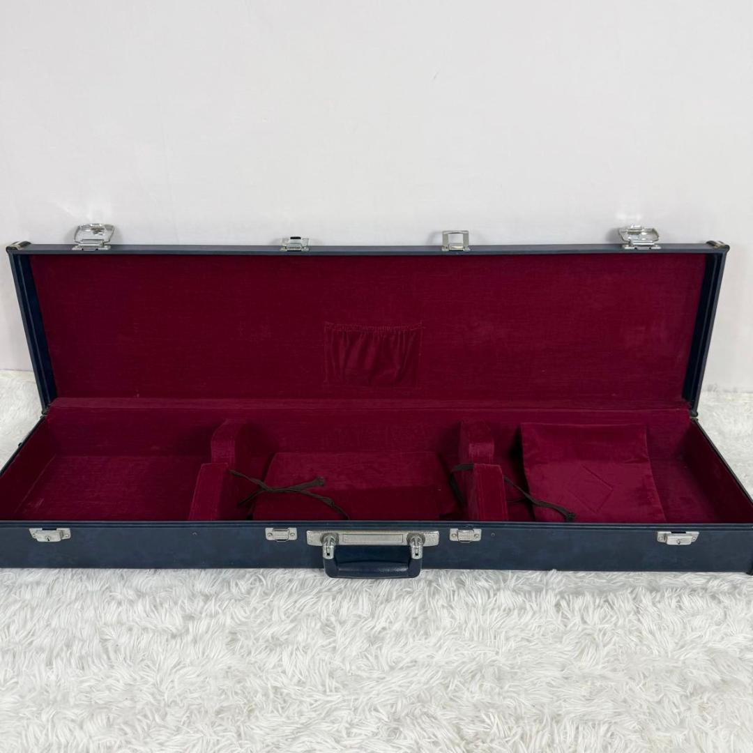 【高級品】三味線 地唄三味線 地歌 ハードケース 和楽器 中棹 正寸 818-4
