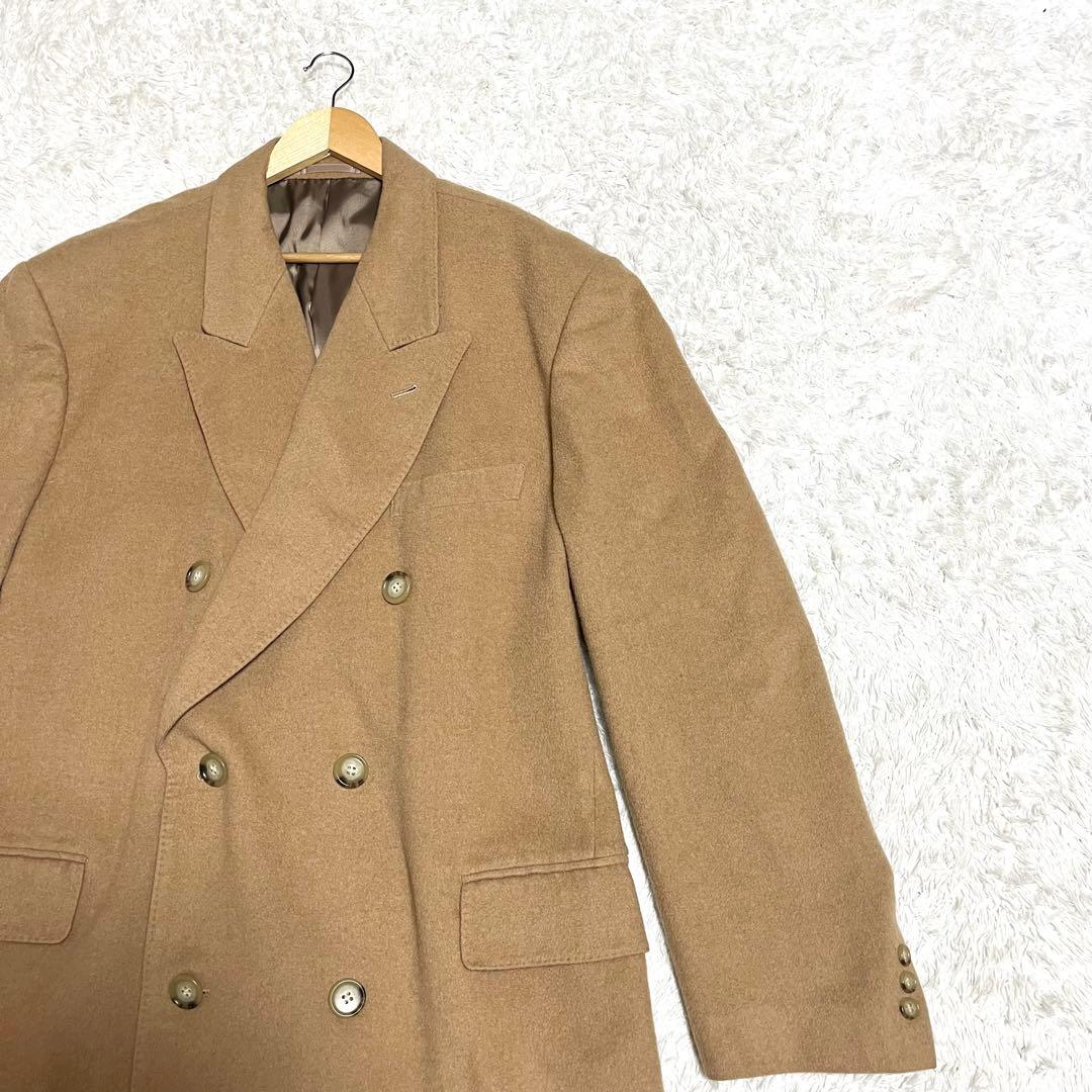✨美品✨希少 B＆T CLUB キャメル100% ダブルチェスターコート 2XL