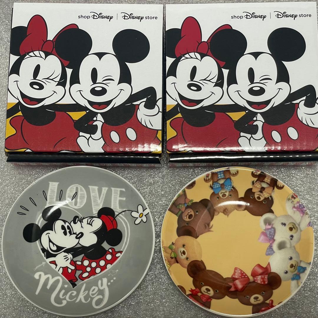 ディズニーストア 豆皿2種セット ミッキーミニー ユニベア - メルカリ