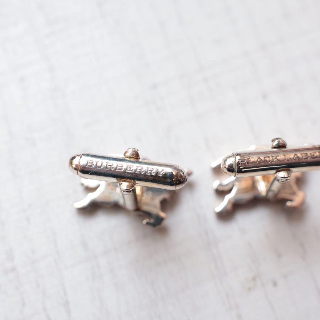 BURBERRY シルバー925 カフリンクス バーバリー ブラックレーベル