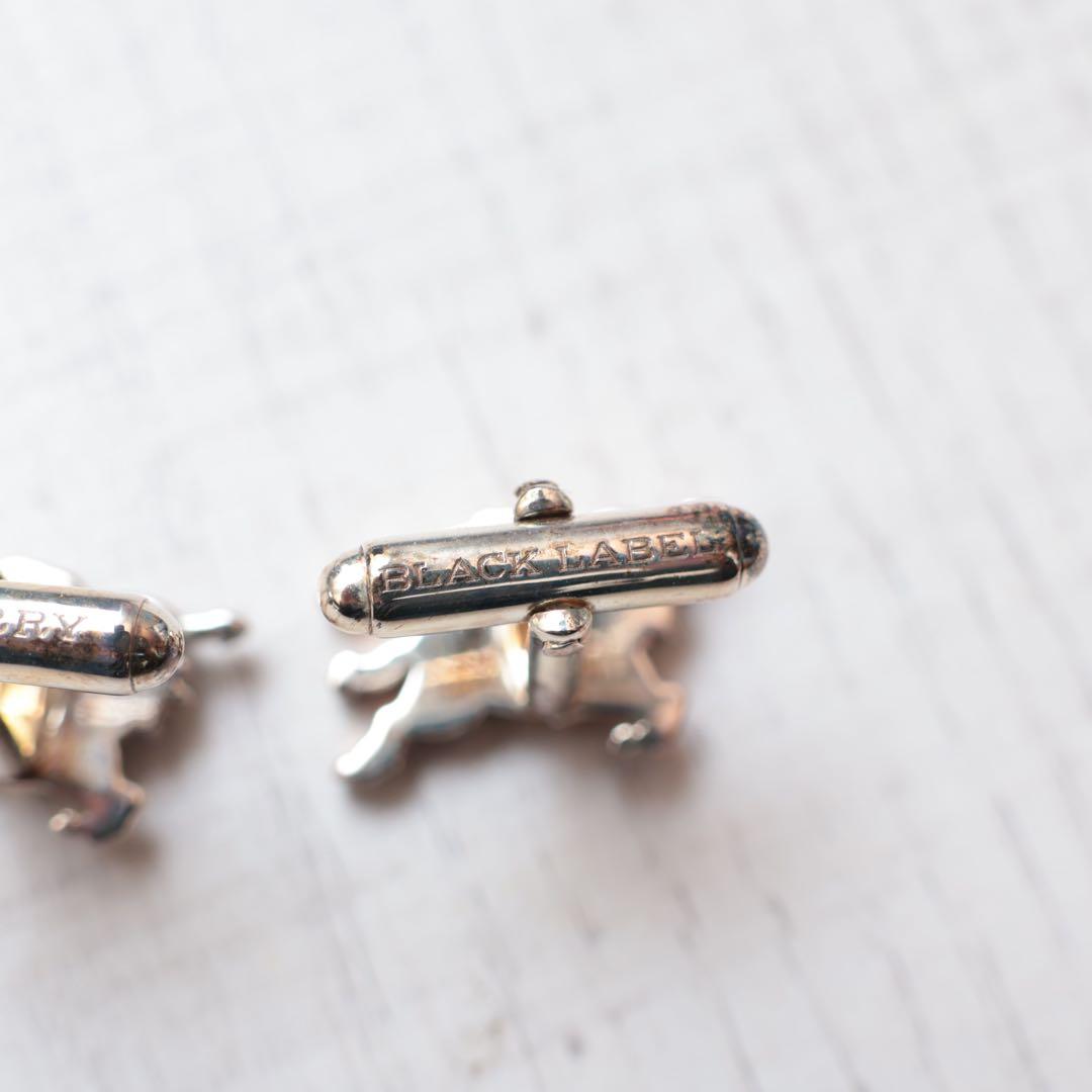 BURBERRY シルバー925 カフリンクス バーバリー ブラックレーベル