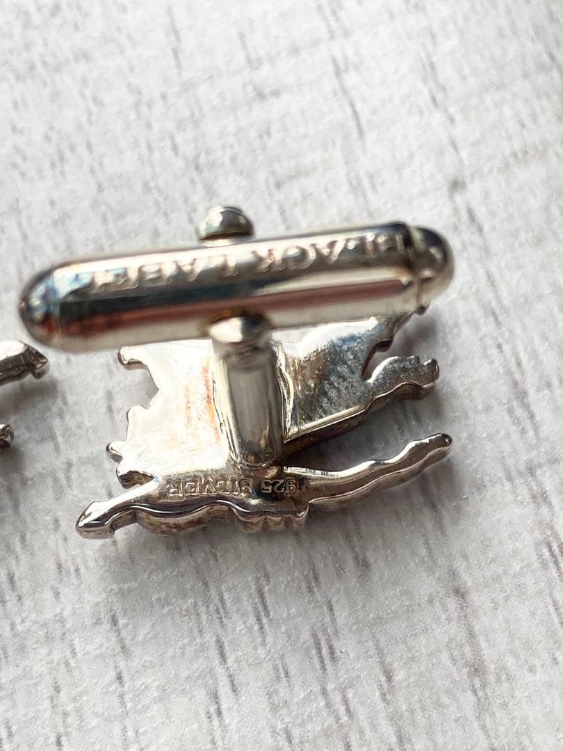 BURBERRY シルバー925 カフリンクス バーバリー ブラックレーベル