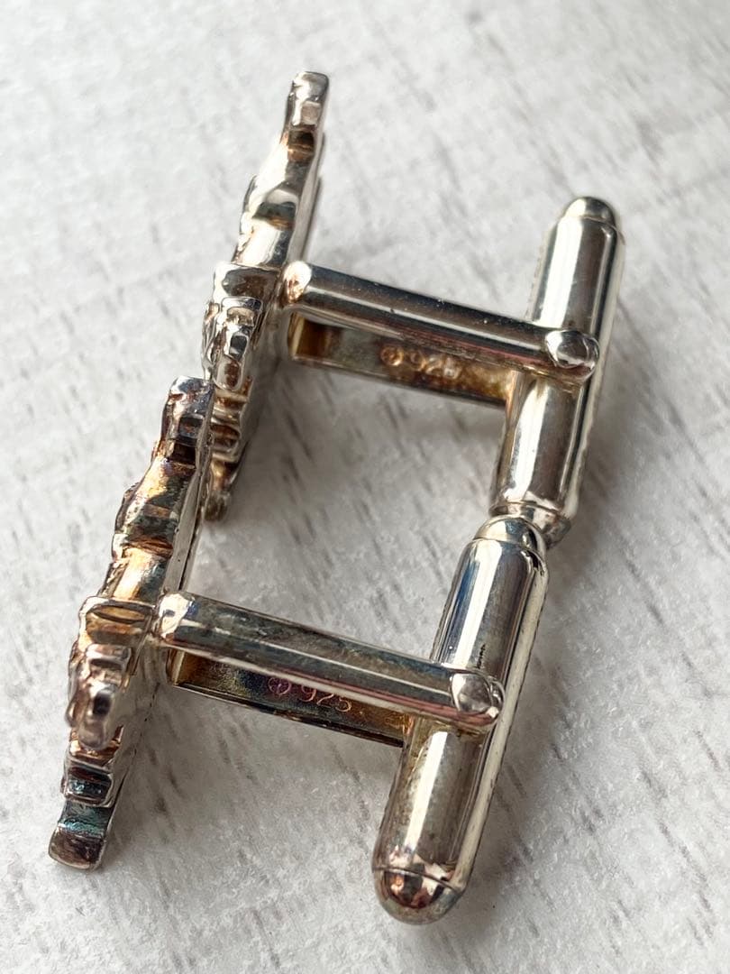 BURBERRY シルバー925 カフリンクス バーバリー ブラックレーベル