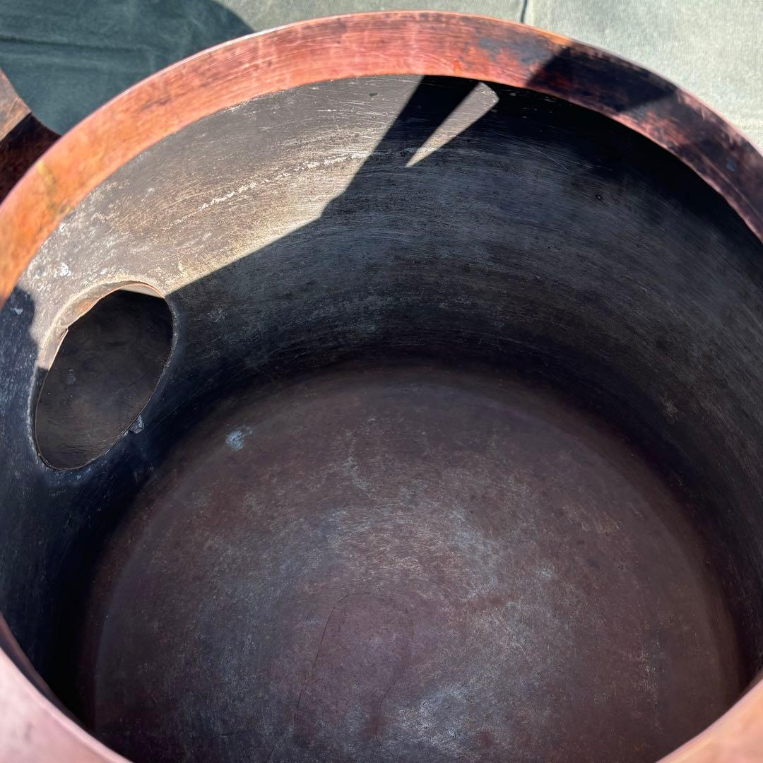 大きい　やかん　ヤカン　銅