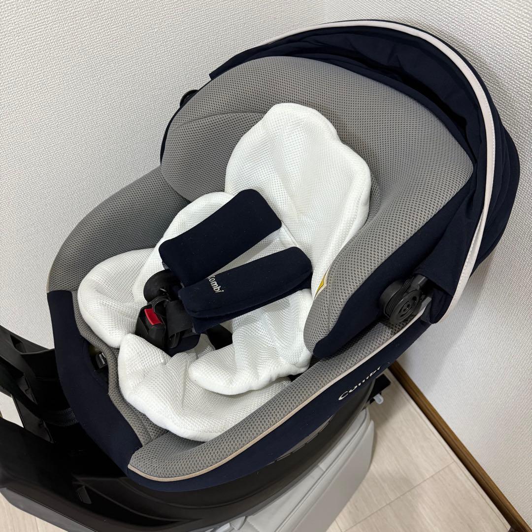 【美品】Combi クルムーヴスマートISOFIX JN-570 新生児OK