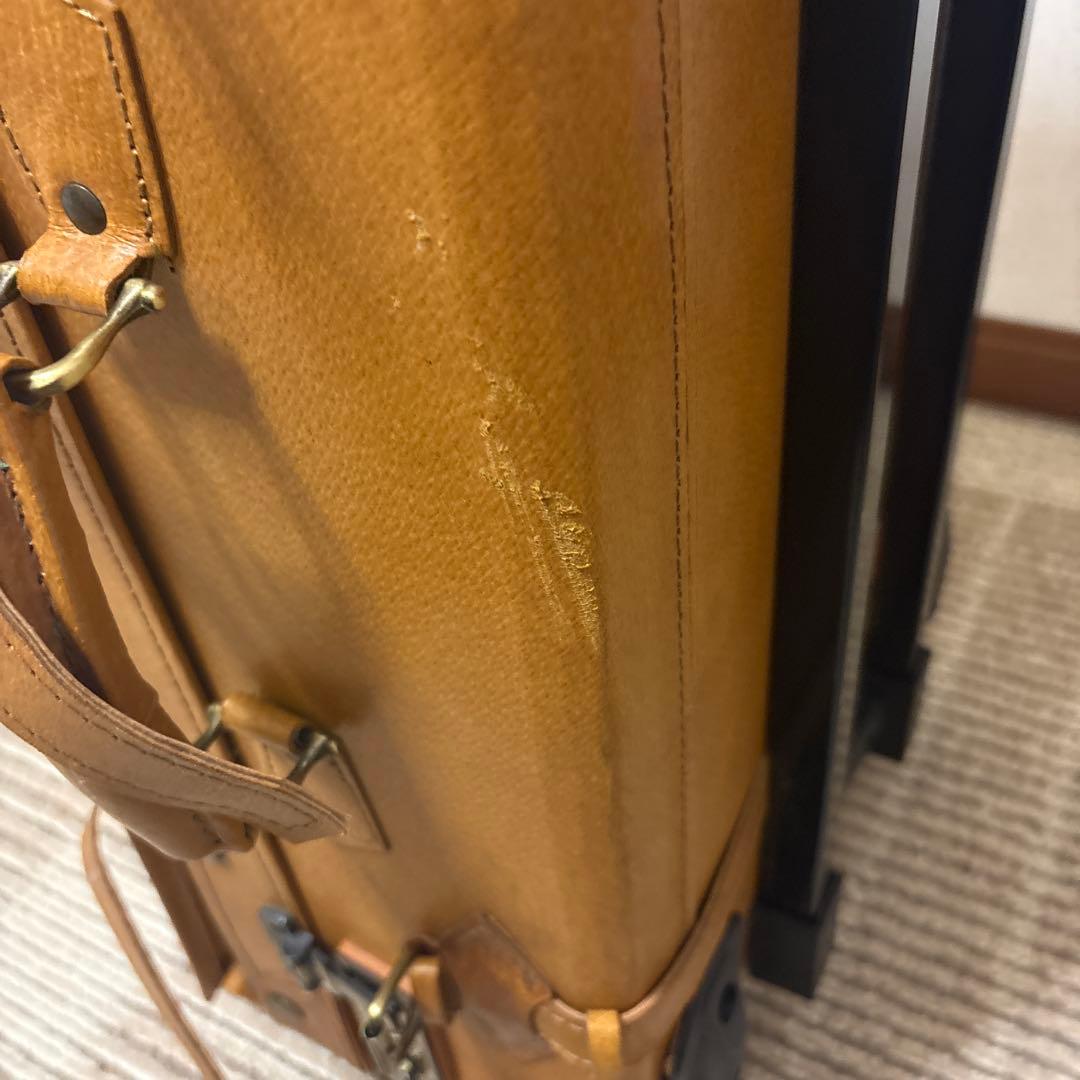 【良品】 ユーラシアトランク シフレ キャリーバッグ トランク キャメル　袋付き