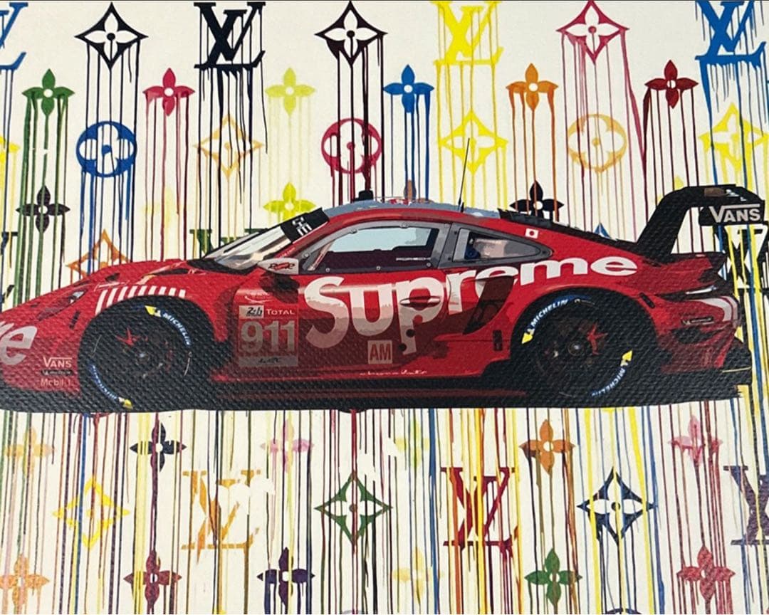 『Supreme Car Art 』　ポルシェ　ヴィトン　Vanz