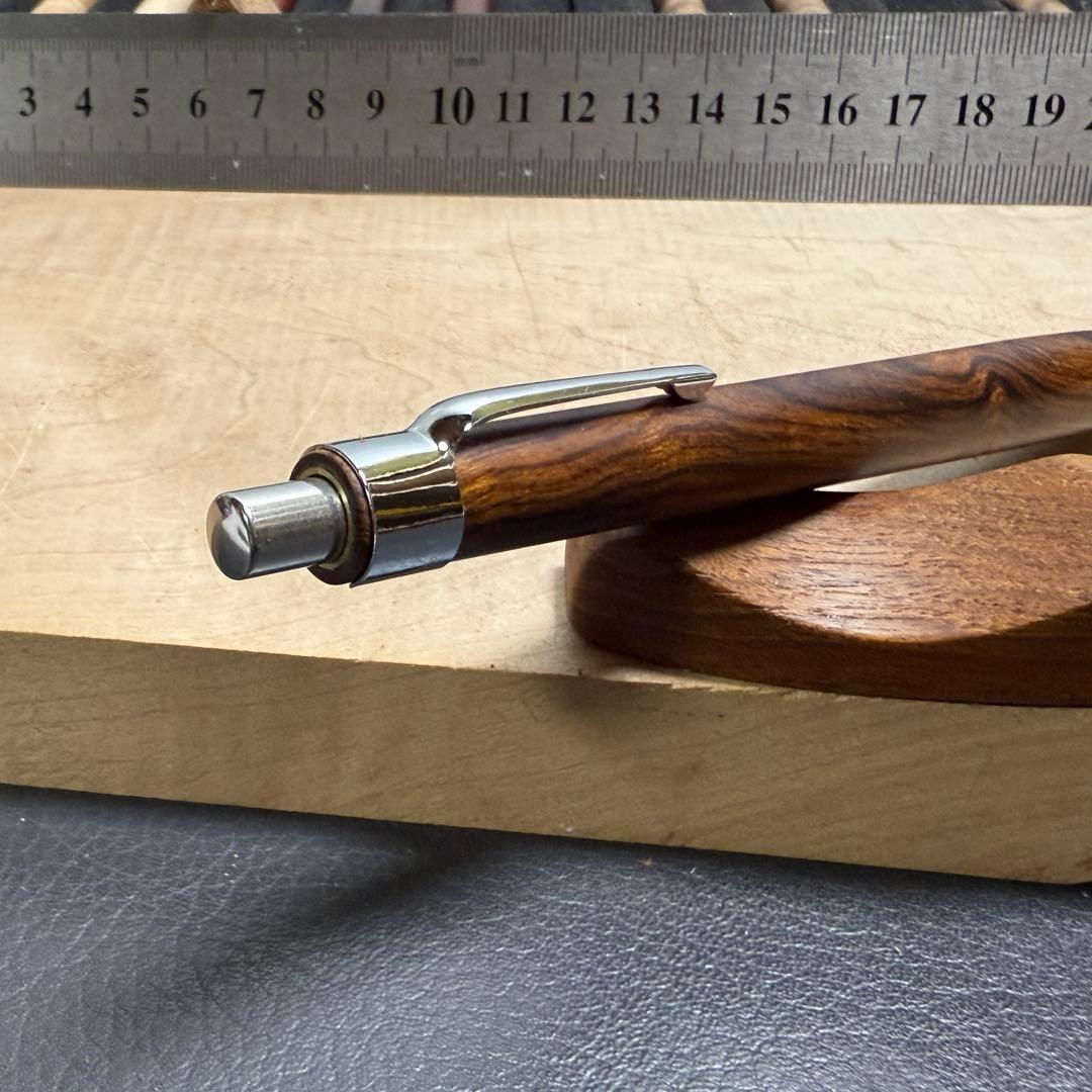 202デザートアイアンウッド 木製シャーペン 最強低重心ダブルR 真鍮