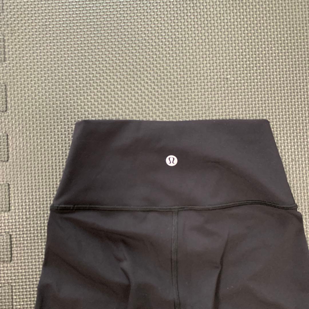 新品/洗濯のみLululemon wonder under ハイウエスト 黒xs