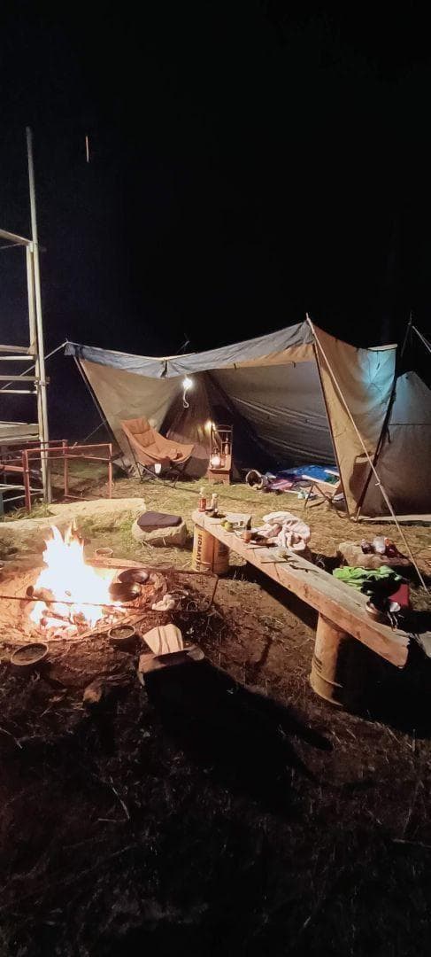 大型シェルター ホールアース　デルタネストシェルター　ファミリーテント　難燃