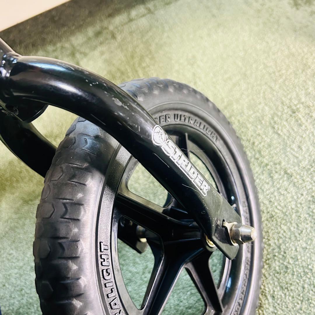 【状態良好】STRIDER スポーツ バランスバイク 12インチ グリーン