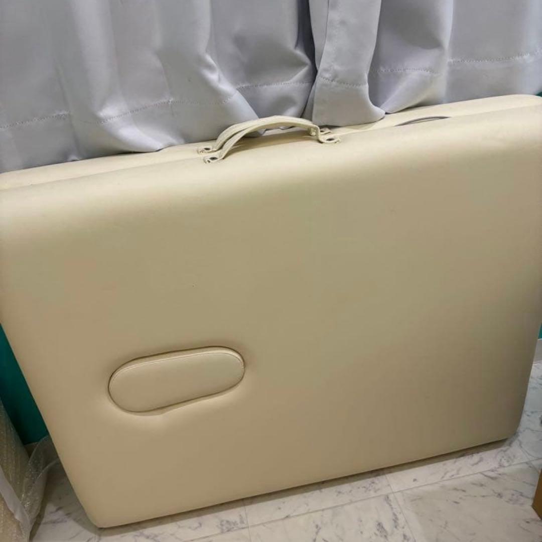 折りたたみベッド 185cm クリーム色