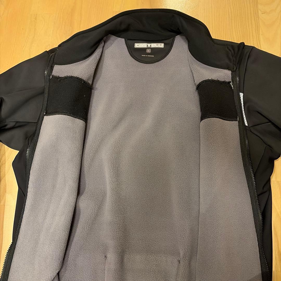 CASTELLI RADDOPPIAサイクルジャケット ブラック