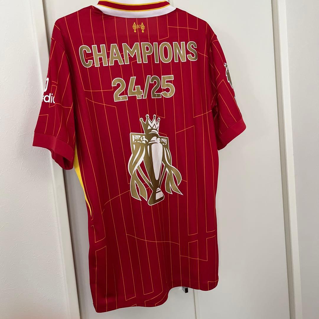 リヴァプール　プレミアリーグ チャンピオン 24/25 サイン入りユニフォーム