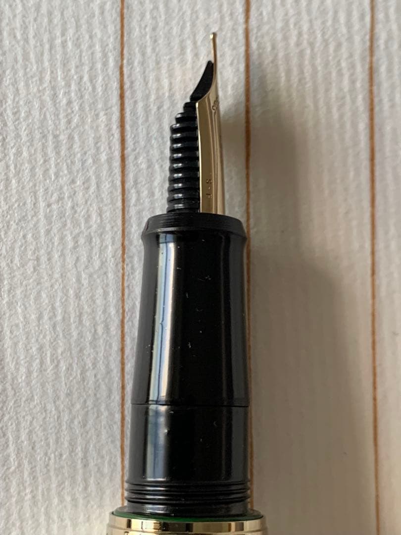 希少】Ohashido（大橋堂）万年筆 グリーン軸 14Kペン先