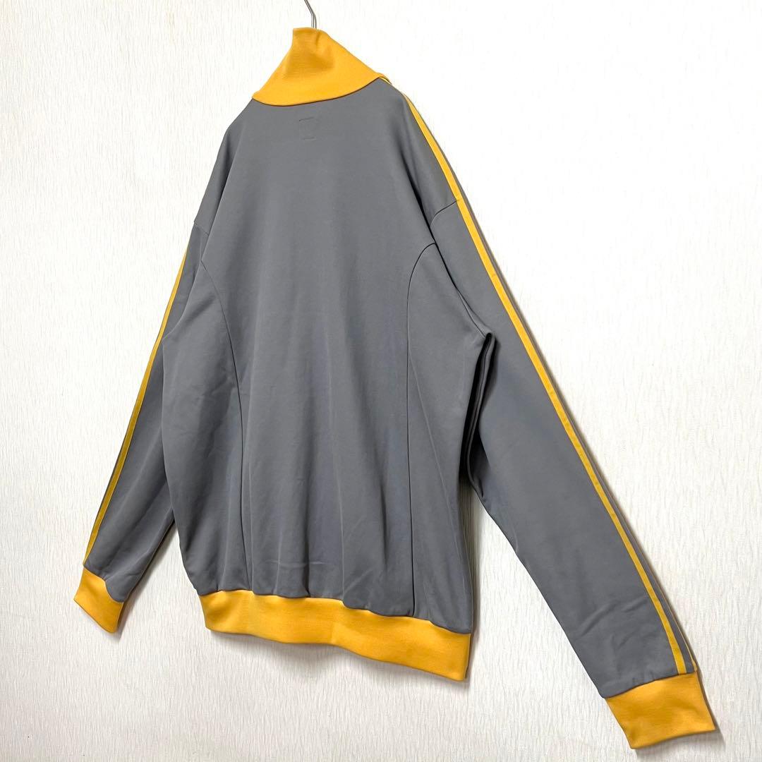 【超ビッグサイズUS2XL‼️】激レアカラー adidas ジャージ グレー 古着