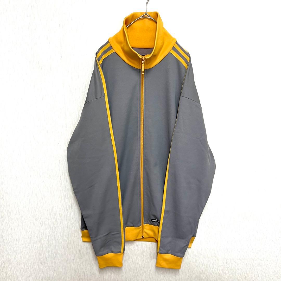 【超ビッグサイズUS2XL‼️】激レアカラー adidas ジャージ グレー 古着