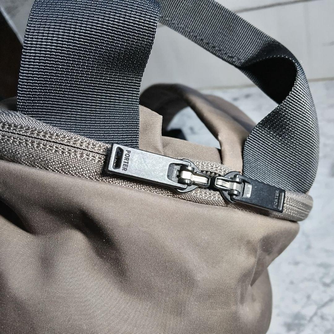 PORTERgirl 吉田カバン ムース バックパック リュック グレージュ