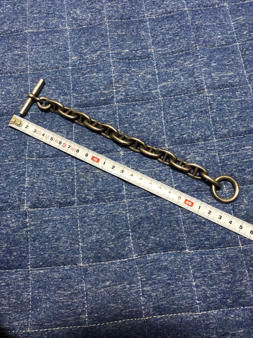 ヴィンテージ HERMES シェーヌダンクル TGM 12コマ マルジェラ期