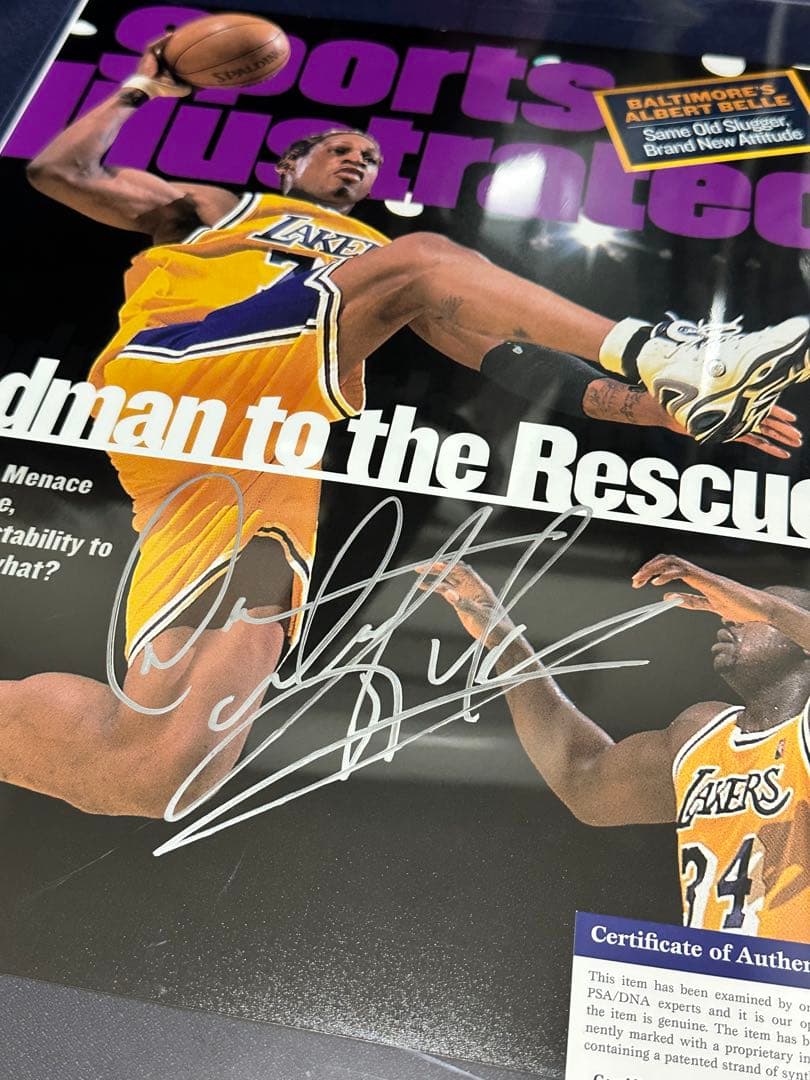 Dennis Rodman デニス ロッドマン Autographed サイン