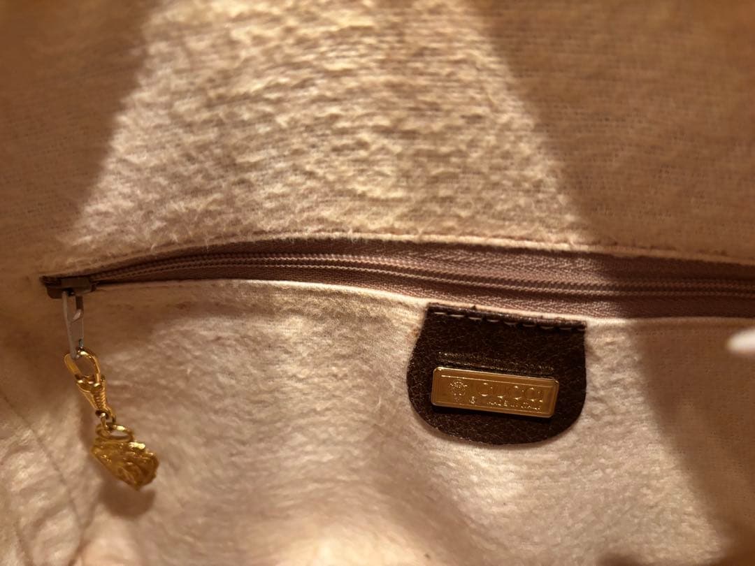 GUCCI オールドグッチ ヴィンテージ GG レザー ボストンバッグ