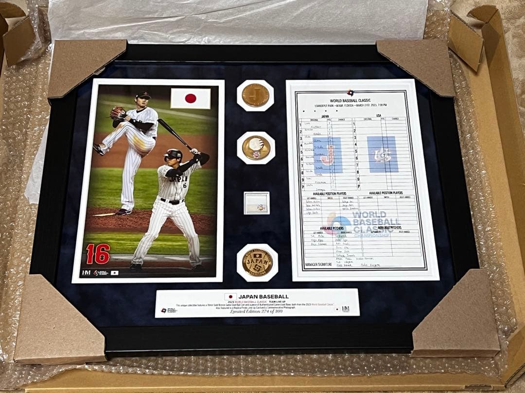 2023 WBC 大谷 翔平選手プレミアムフォトミント決勝戦