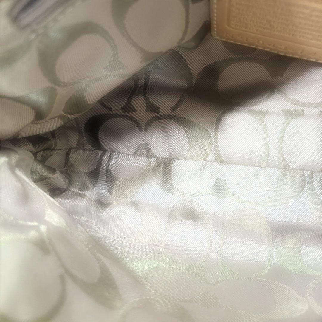 希少 COACH コーチ ミニ アクセサリーポーチ シグネチャー パッチワーク