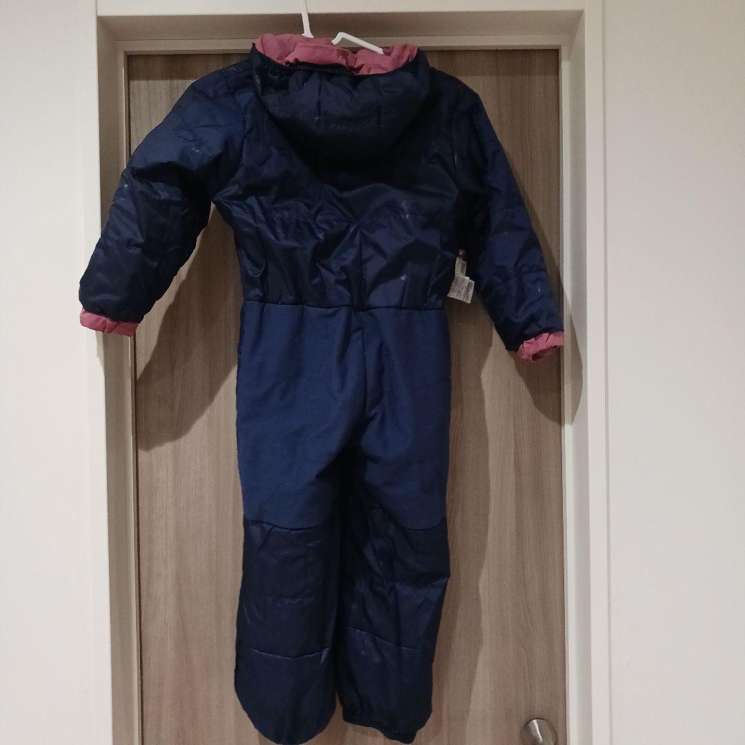 ノースフェイス　 スノーウェア110cm つなぎ　ピンク　女の子