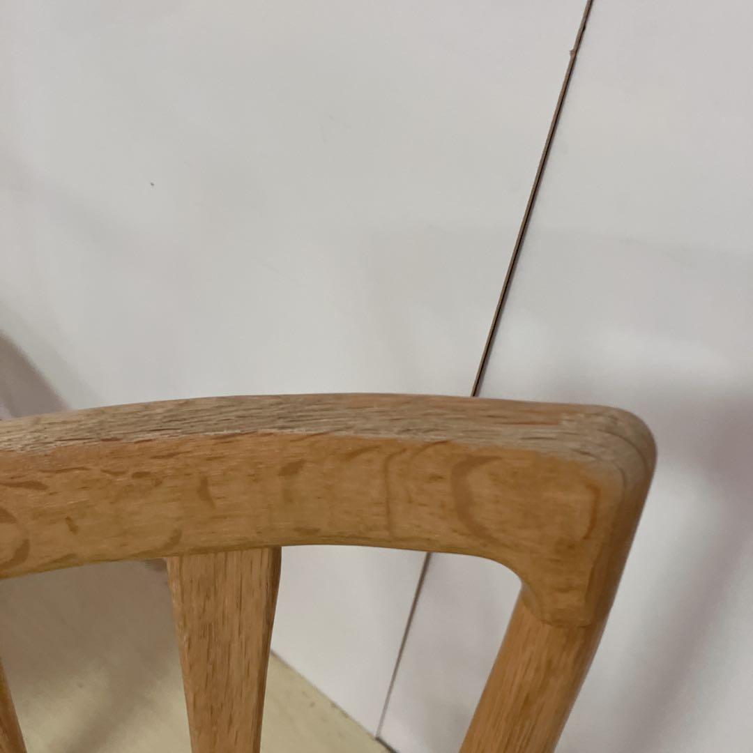 日進木工　ダイニングチェア　2脚セット アームレスチェア　木製チェア　北欧
