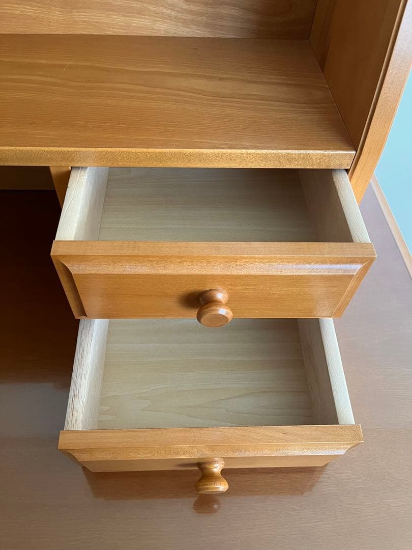 ＊美品＊ 天然木学習デスク棚