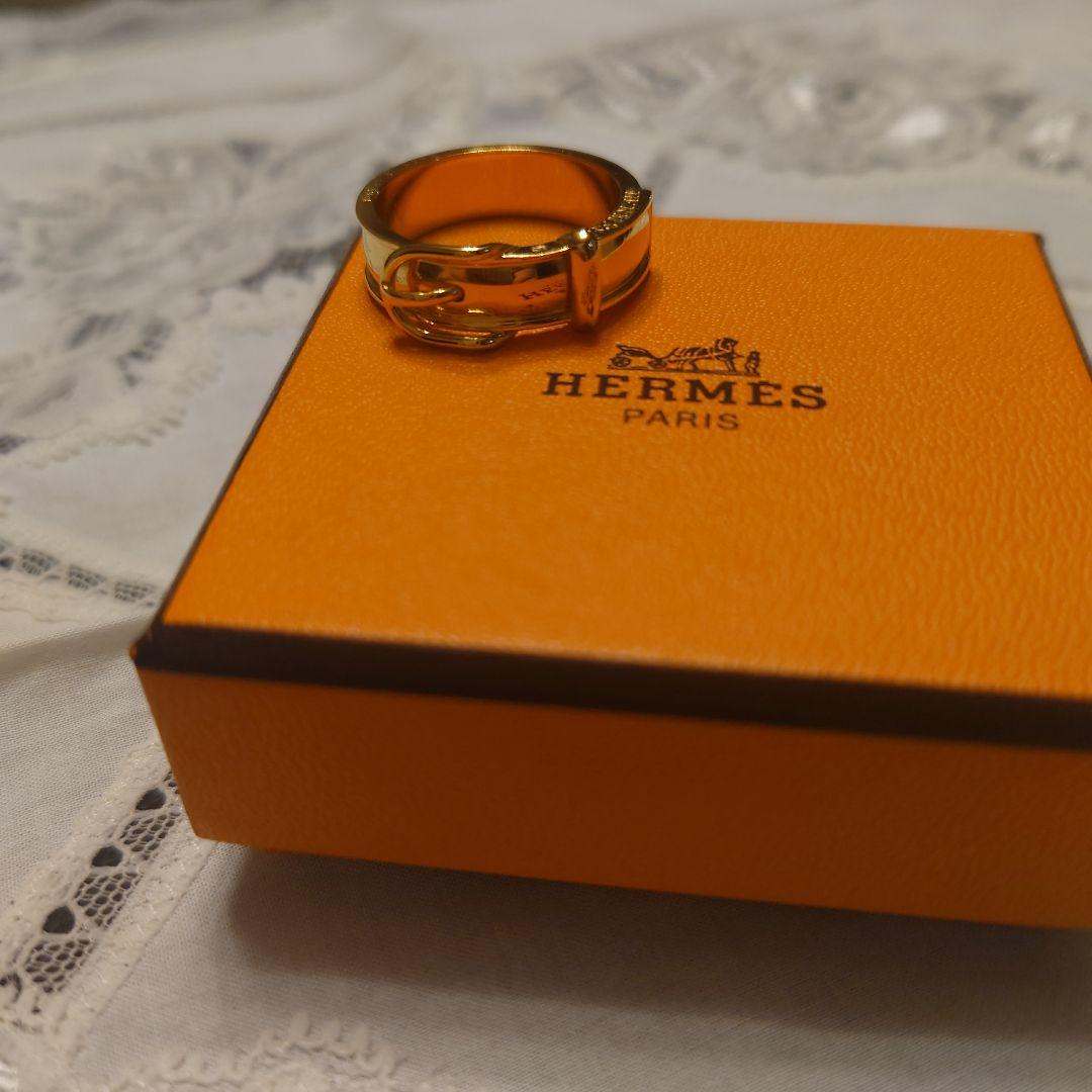 HERMES スカーフリング サンチュール エルメス 美品 箱つき