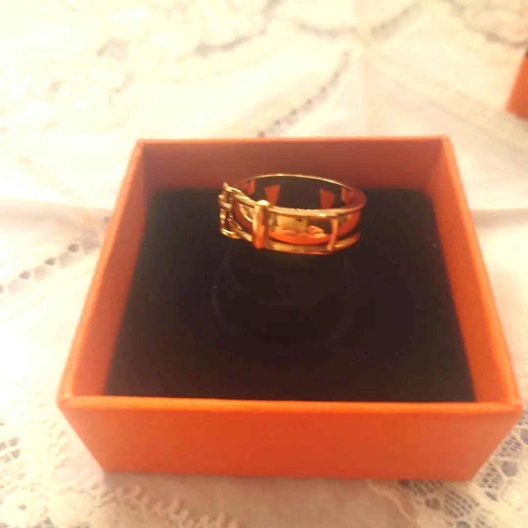 HERMES スカーフリング サンチュール エルメス 美品 箱つき