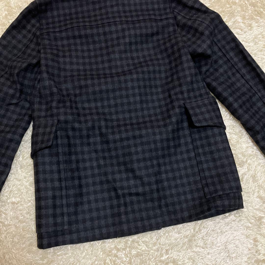 【お値引き中】GUCCI ダッフルコート ウール チェック柄 44