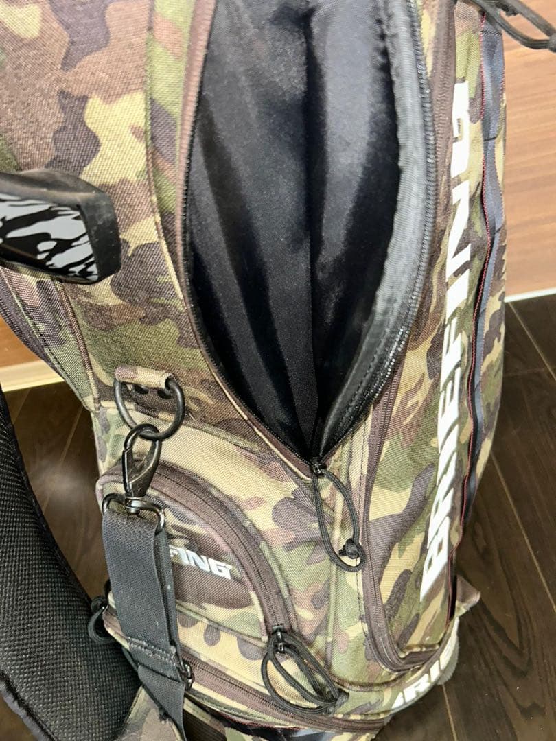 美品！　BRIEFING ブリーフィング　迷彩カモフラ　ゴルフバック　CR-5